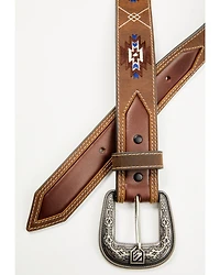 RANK 45® Men's Tanner Southwestern Embroidered Belt