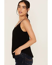 Idyllwind Women's Randa Solid Lace Trim Cami Tank