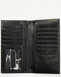 Cody James Men's Dwight Basketweave Tooled Rodeo Wallet