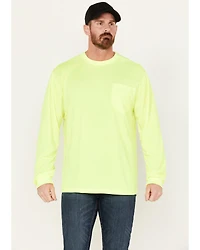 Hawx Men's High-Visibility Long Sleeve Work Shirt