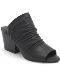 Golo Shoes Women's Landon Black Open Toe Mule