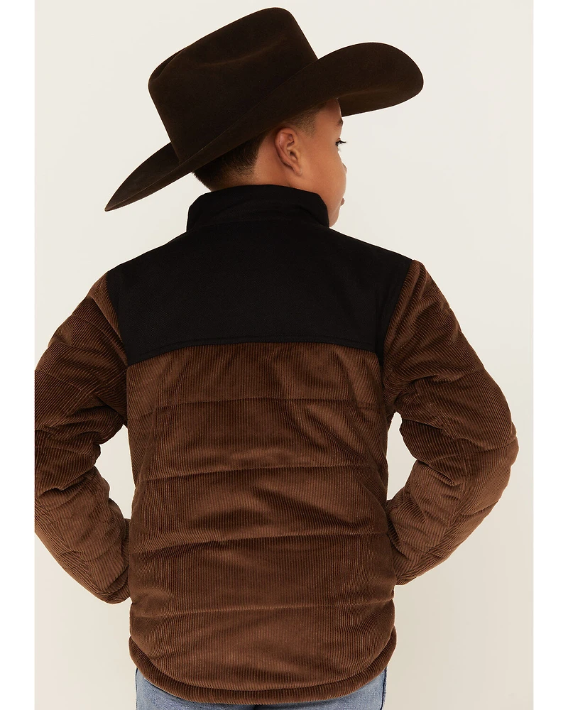 Cody James Boys' Corduroy Puffer Jacket