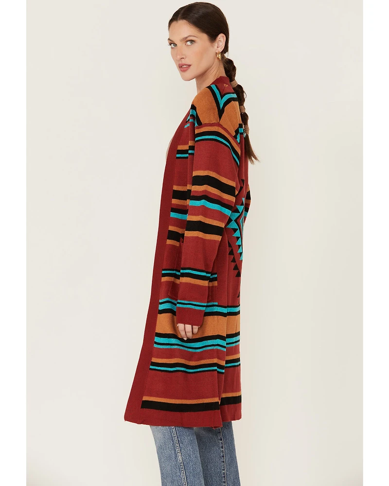 Wrangler Women's Southwestern Stripe Print Duster