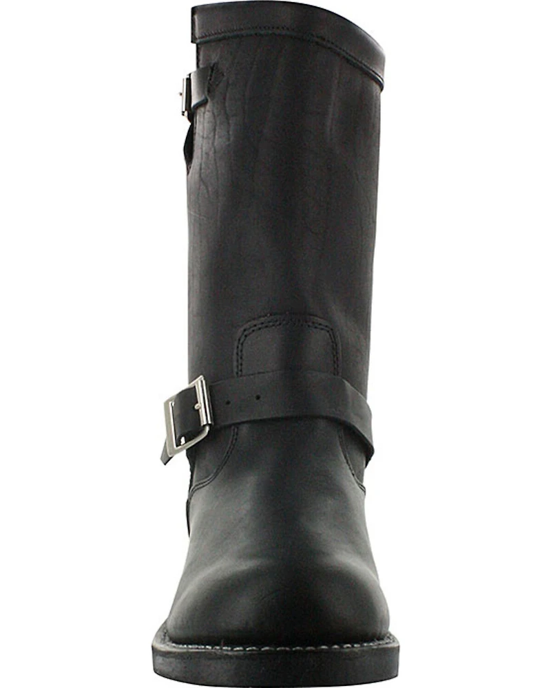 Brothers and Sons Men's Engineer Motorcycle Boots - Round Toe