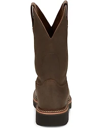 Justin Men's 11" Carbide Pull-On Work Boots - Soft Toe