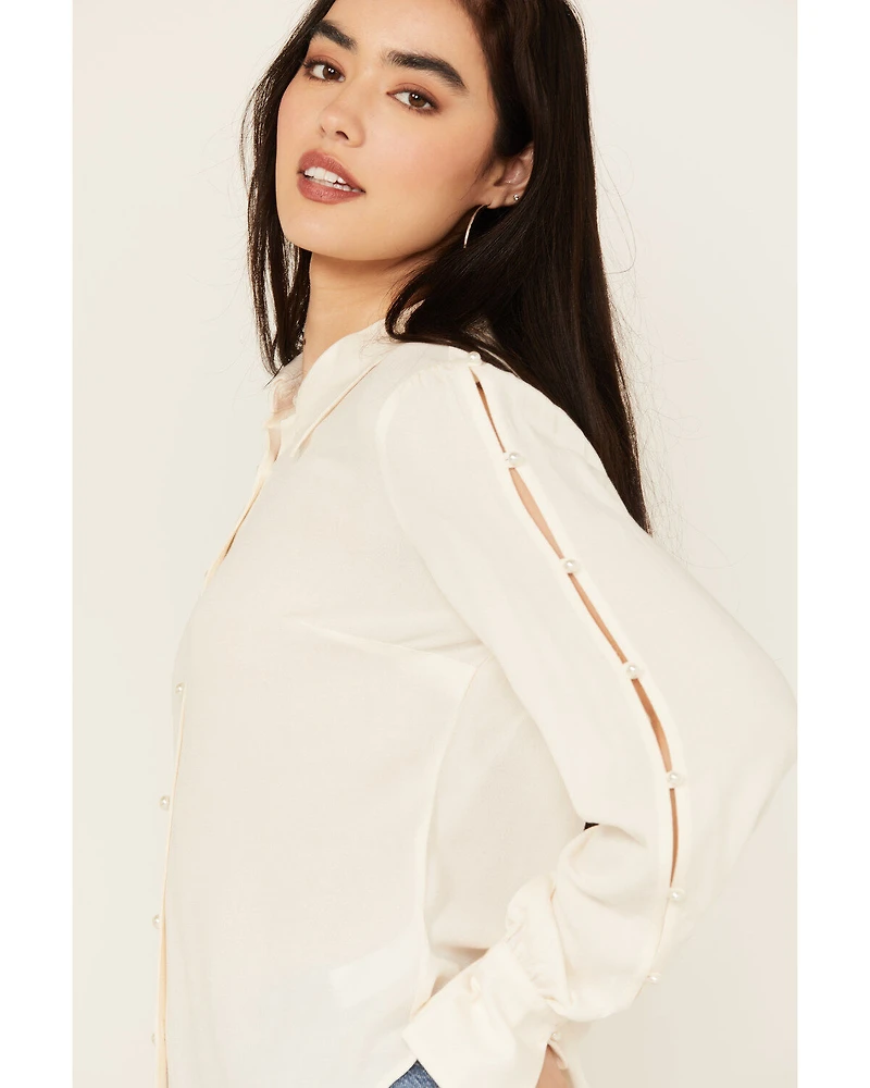 Shyanne Women's Long Sleeve Cut Out Western Shirt