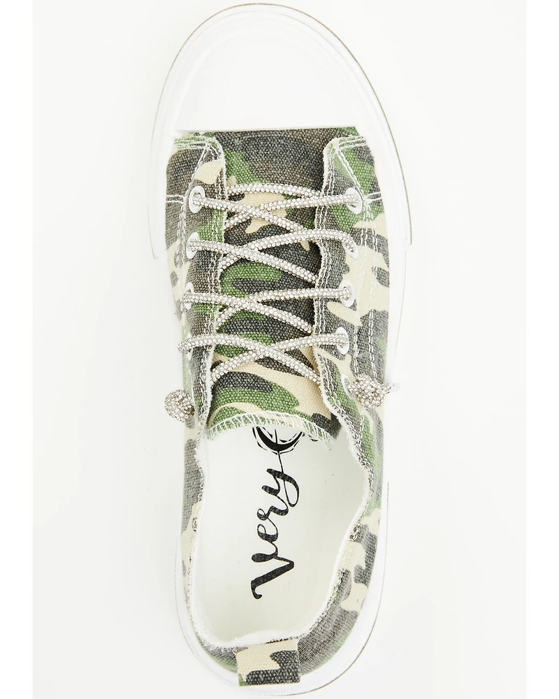 Very G Women's Aman Camo Casual Sneakers