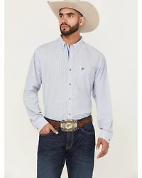 Ariat Men's Dayne Mini Striped Long Sleeve Western Shirt