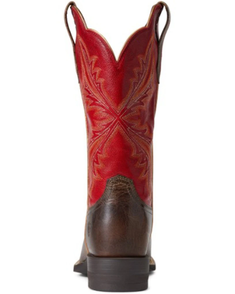 Ariat Women's Sable & Heart Throb West Bound Western Boot - Broad Square Toe