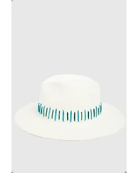 Nikki Beach Women's Raine Straw Fedora