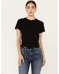 Free People Women's Call Me Baby Short Sleeve Tee