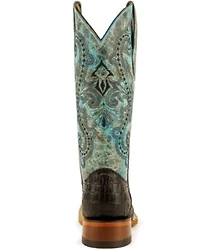 Ferrini Women's Caiman Tail Print Western Boots