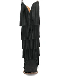 Dingo Women's Wild Child Suede Fringe Tall Western Boots - Snip Toe