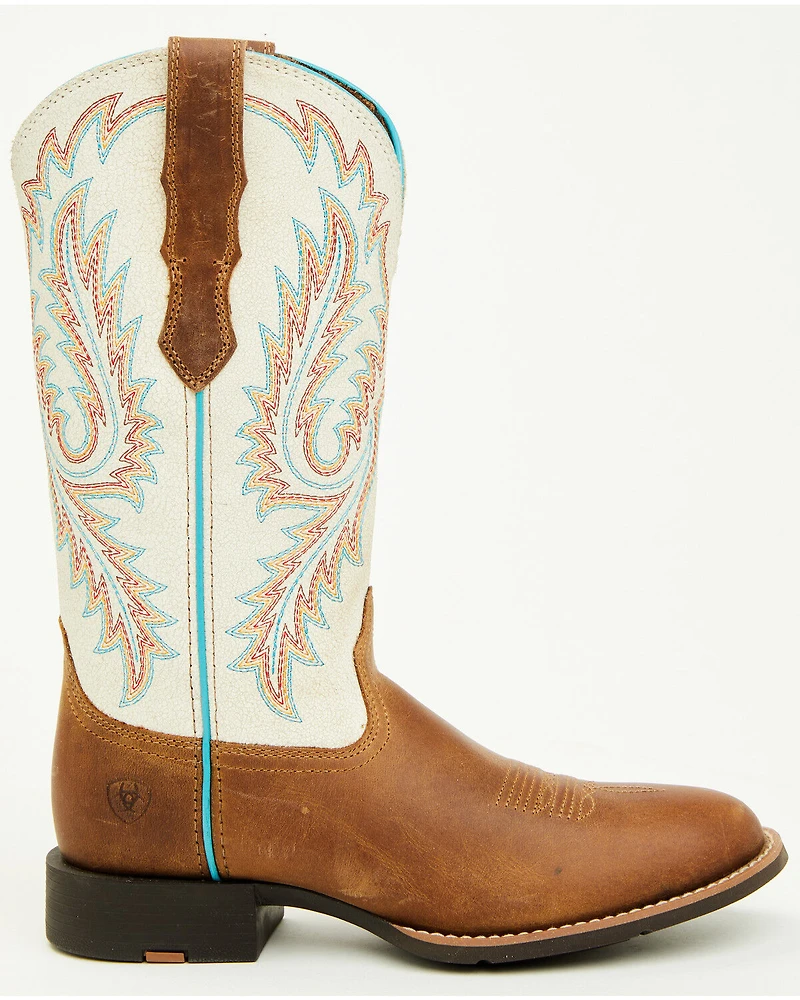 Ariat Women's Round Up StretchFit Performance Western Boots - Toe