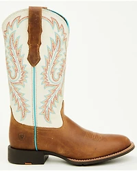 Ariat Women's Round Up StretchFit Performance Western Boots - Toe