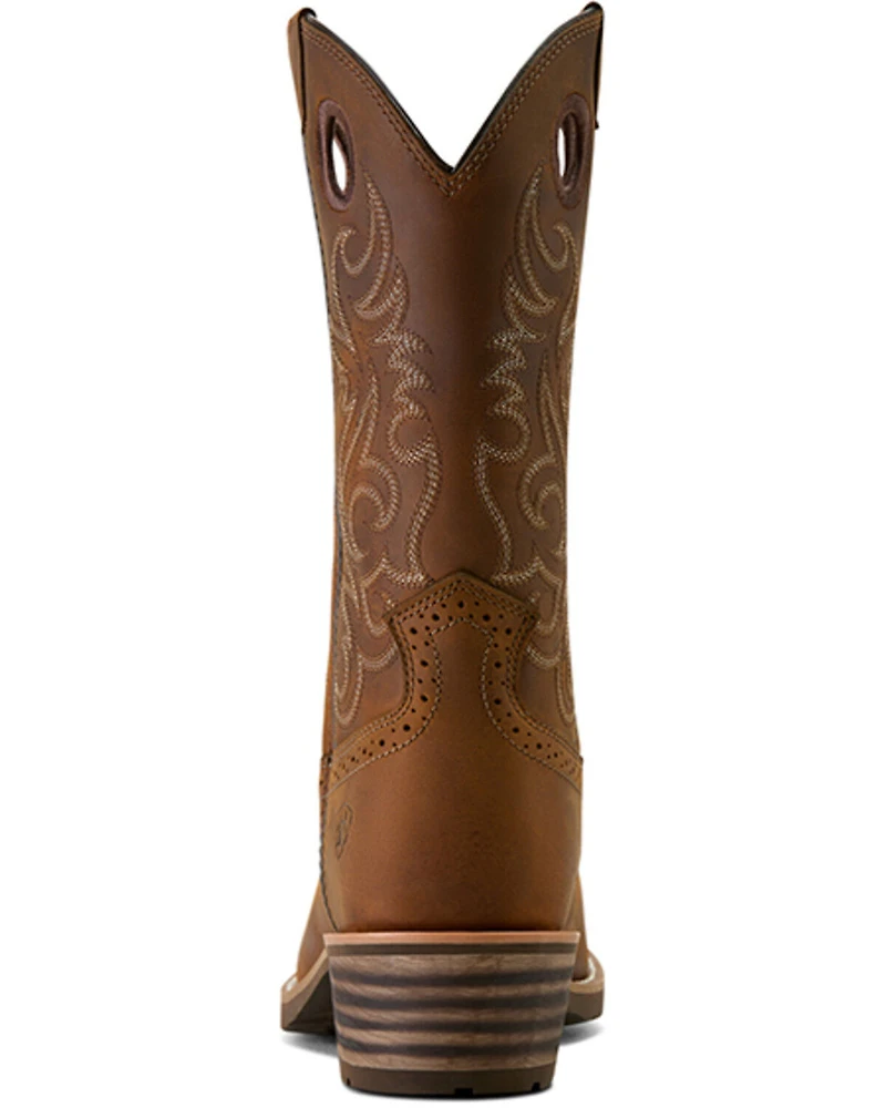 Ariat Men's Hybrid Roughstock Distressed Performance Western Boots - Square Toe