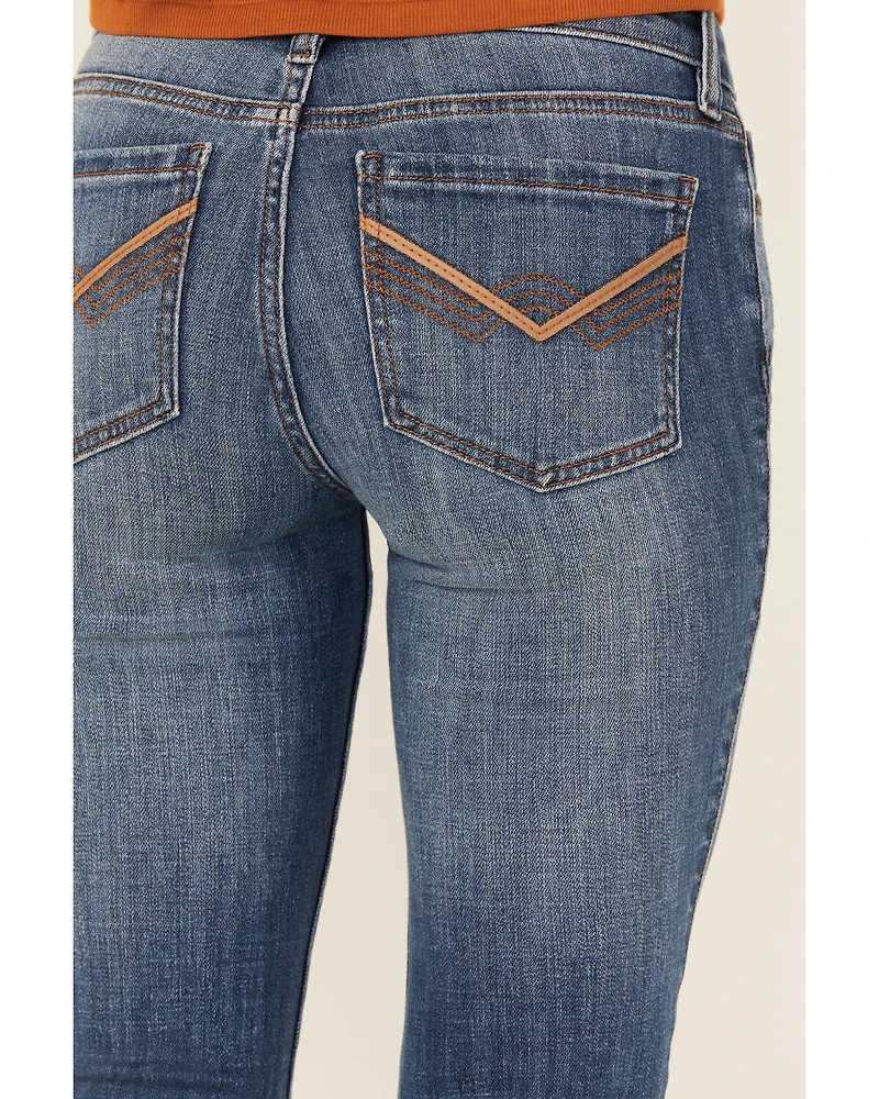 Idyllwind Women's Rebel Mid Rise Bootcut Stretch Denim Jeans