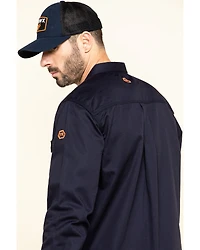 Hawx Men's FR Long Sleeve Button-Down Work Shirt - Big
