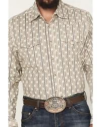 Wrangler Retro Men's Southwestern Print Long Sleeve Snap Western Shirt