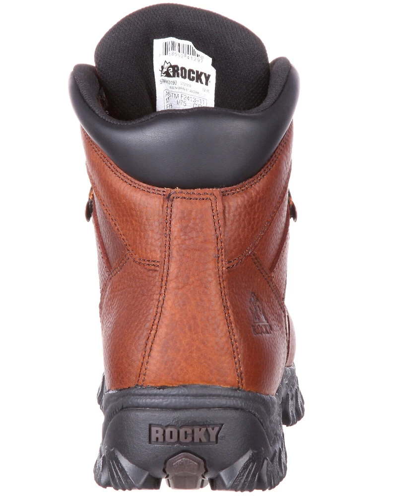 Rocky Men's Alpha Force Fully Puncture-Resistant Waterproof Work Boots - Steel Toe