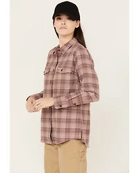 Ariat Women's Rebar Flannel Long Sleeve Button Down Plaid Work Shirt