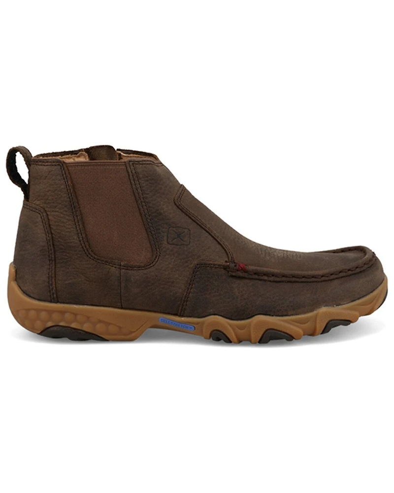 Twisted X Men's 4" Chelsea Driving Moc Shoes - Toe