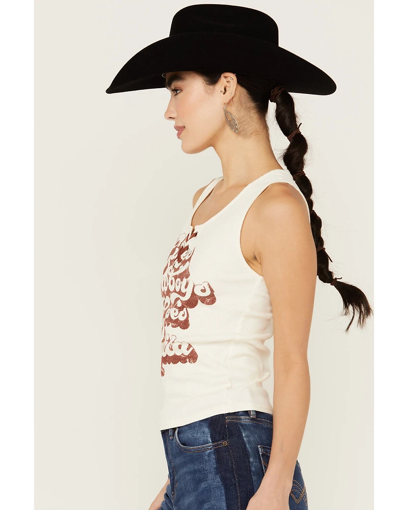 Idyllwind Women's Fahari Lace-Up Front Top