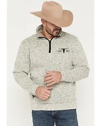 Cowboy Hardware Men's Heathered 1/4 Zip Pullover