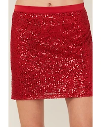 Band of the Free Women's Disco Diva Sequin Skirt