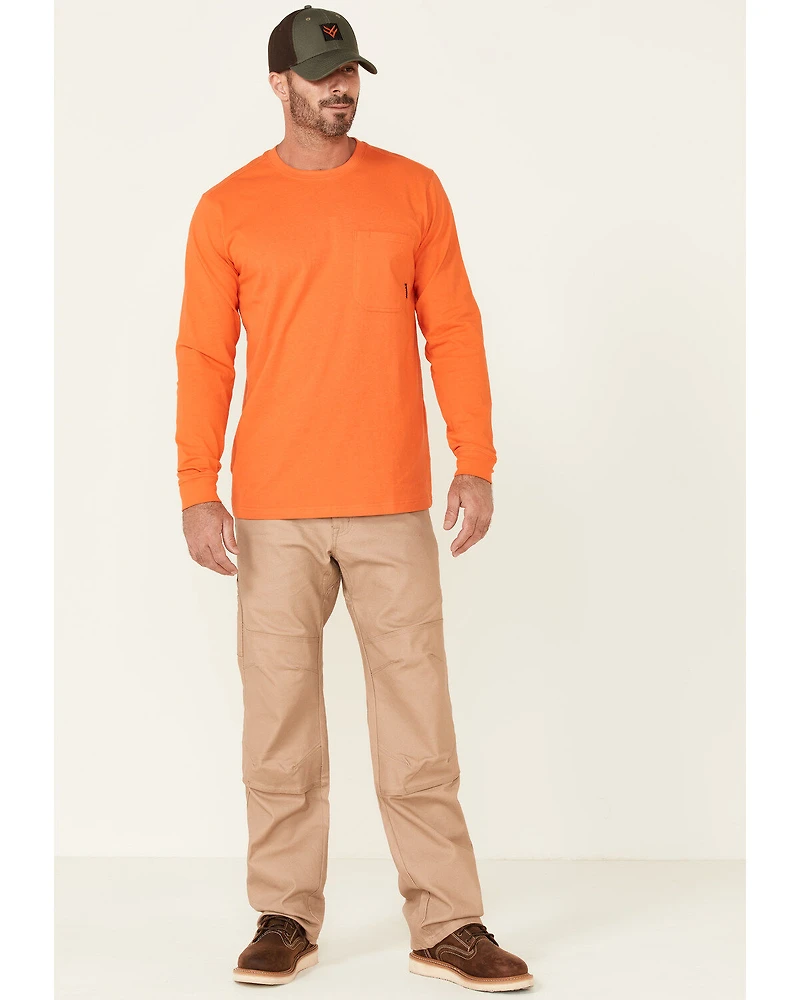 Hawx Men's Forge Long Sleeve Work Pocket T-Shirt