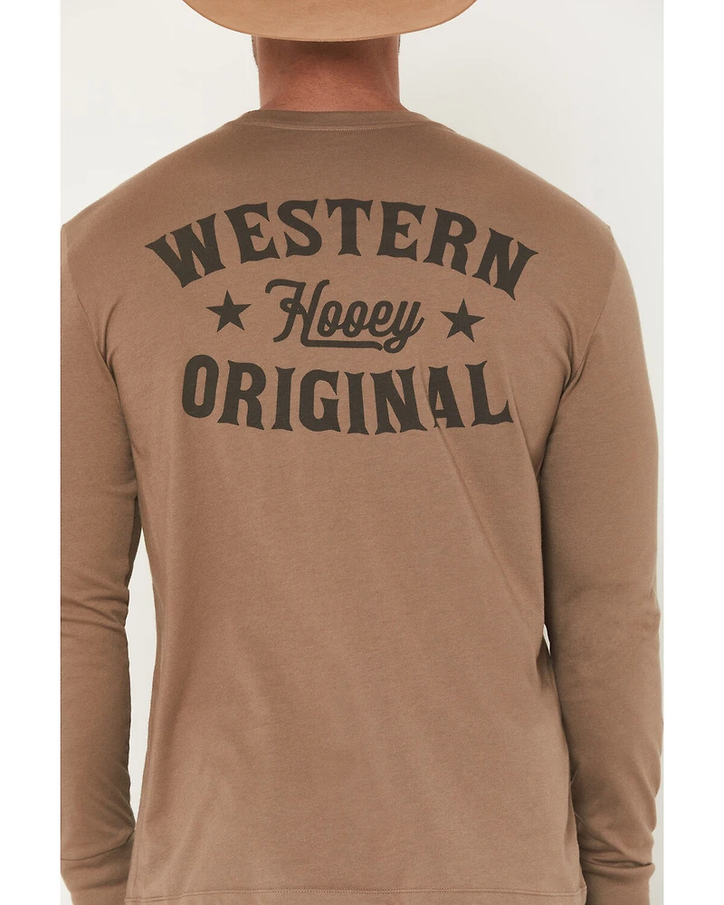Hooey Men's Knockout Long Sleeve Graphic T-Shirt