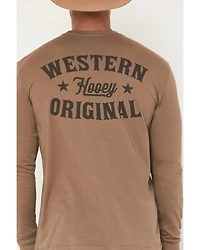 Hooey Men's Knockout Long Sleeve Graphic T-Shirt