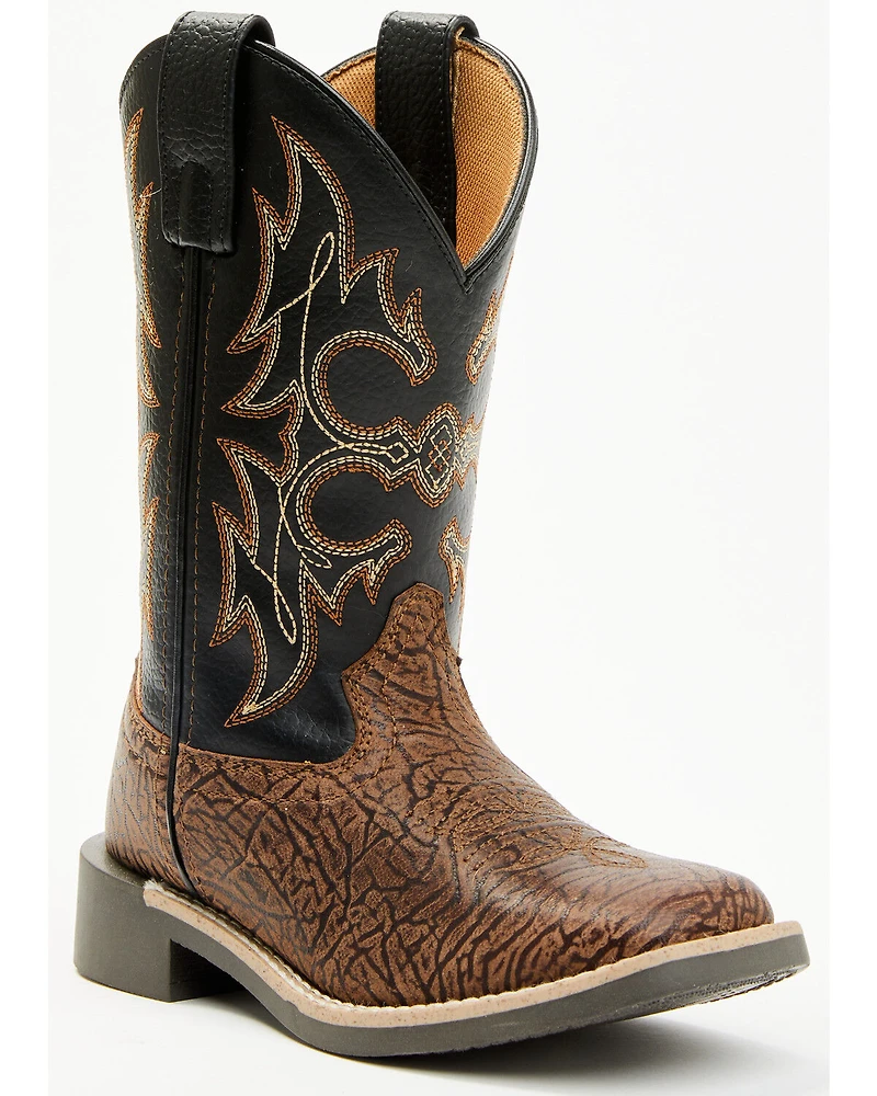 Cody James Boys' Rex Western Boots - Broad Square Toe