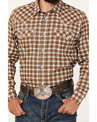 Cody James Men's Reverent Plaid Print Long Sleeve Snap Western Shirt - Tall
