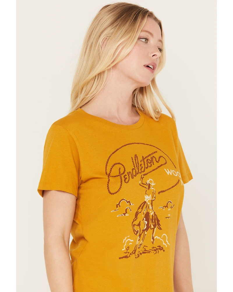 Pendleton Women's Rodeo Cowgirl Short Sleeve Graphic Tee