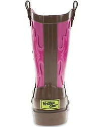 Western Chief Girls' Cowgirl Rain Boots - Round Toe