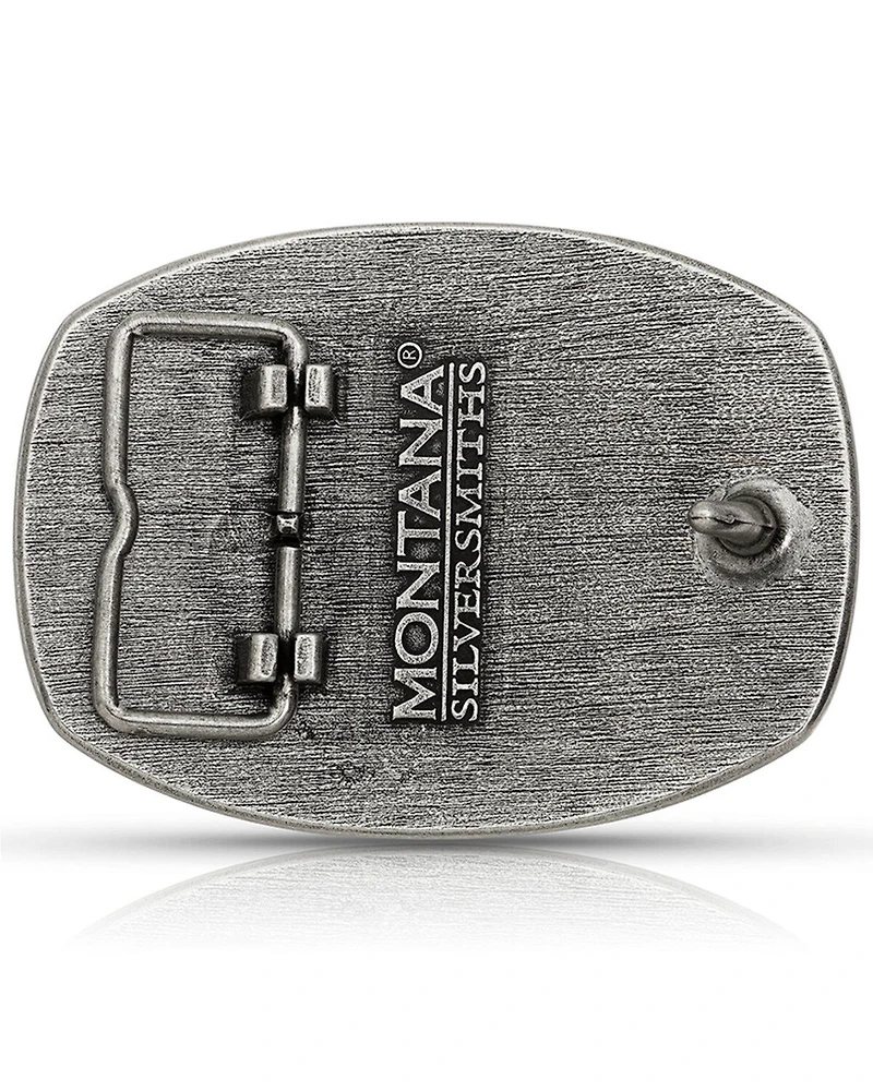 Montana Silversmiths Men's Matched Pair Deer Buckle