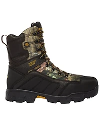 LaCrosse Men's 9" Cold Snap Mossy Oak Break-Up 2000G Lace-Up Hunting Boots - Round Toe