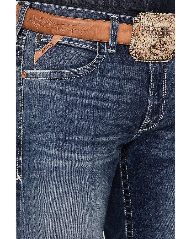 Ariat Men's M4 Relaxed Hugo Boot Cut Stretch Denim Jeans - Big