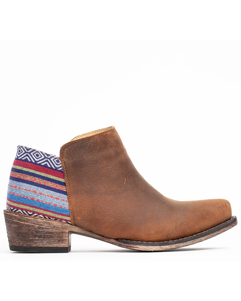 Roper Women's Serape Heel Fashion Booties - Snip Toe