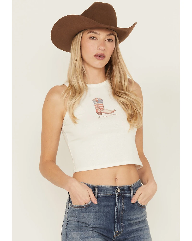 Originality Women's American Women Graphic Tank