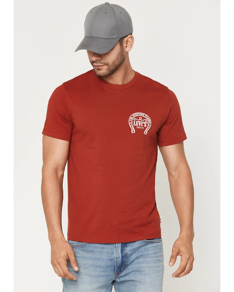 Levi's Men's Horseshoe Logo Short Sleeve Graphic T-Shirt