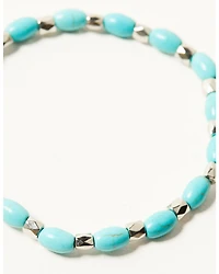 Shyanne Women's Cuff and Stretch Bead Statement Bracelet Set - 4 Piece