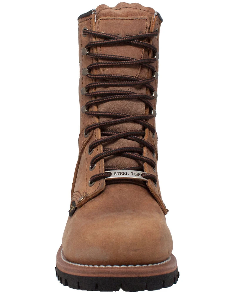 Ad Tec Women's Logger Boots - Steel Toe
