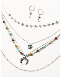 Shyanne Women's Bisbee Falls Multi-Strand Jewelry Set - 2 Piece