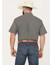 Cinch Men's Geo Print Short Sleeve Button-Down Western Shirt