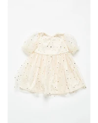 Yura Infant Girls' Star Tulle Short Sleeve Dress