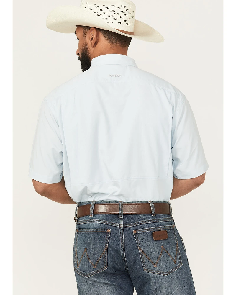 Ariat Men's VenTEK Solid Short Sleeve Button-Down Western Shirt
