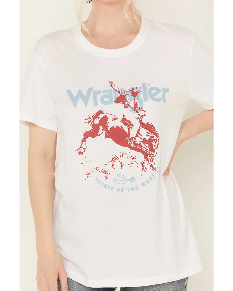 Wrangler Retro Women's Bucking Bronc Boyfriend Graphic Tee