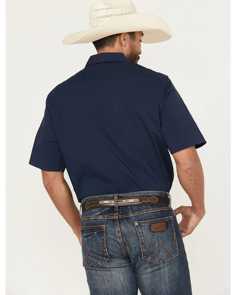 Kimes Ranch Men's Solid Short Sleeve Button-Down Performance Shirt